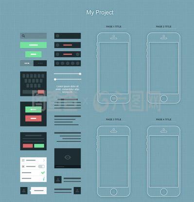 手機(jī)UI界面展示APP設(shè)計(jì)圖片